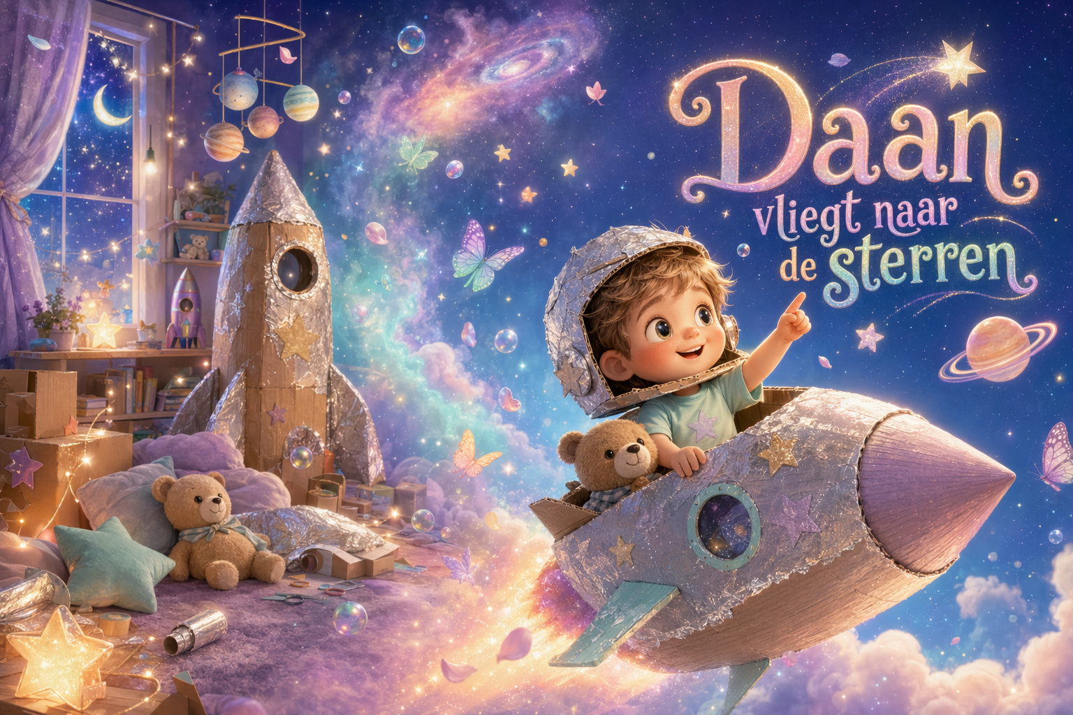 Daan vliegt naar de sterren