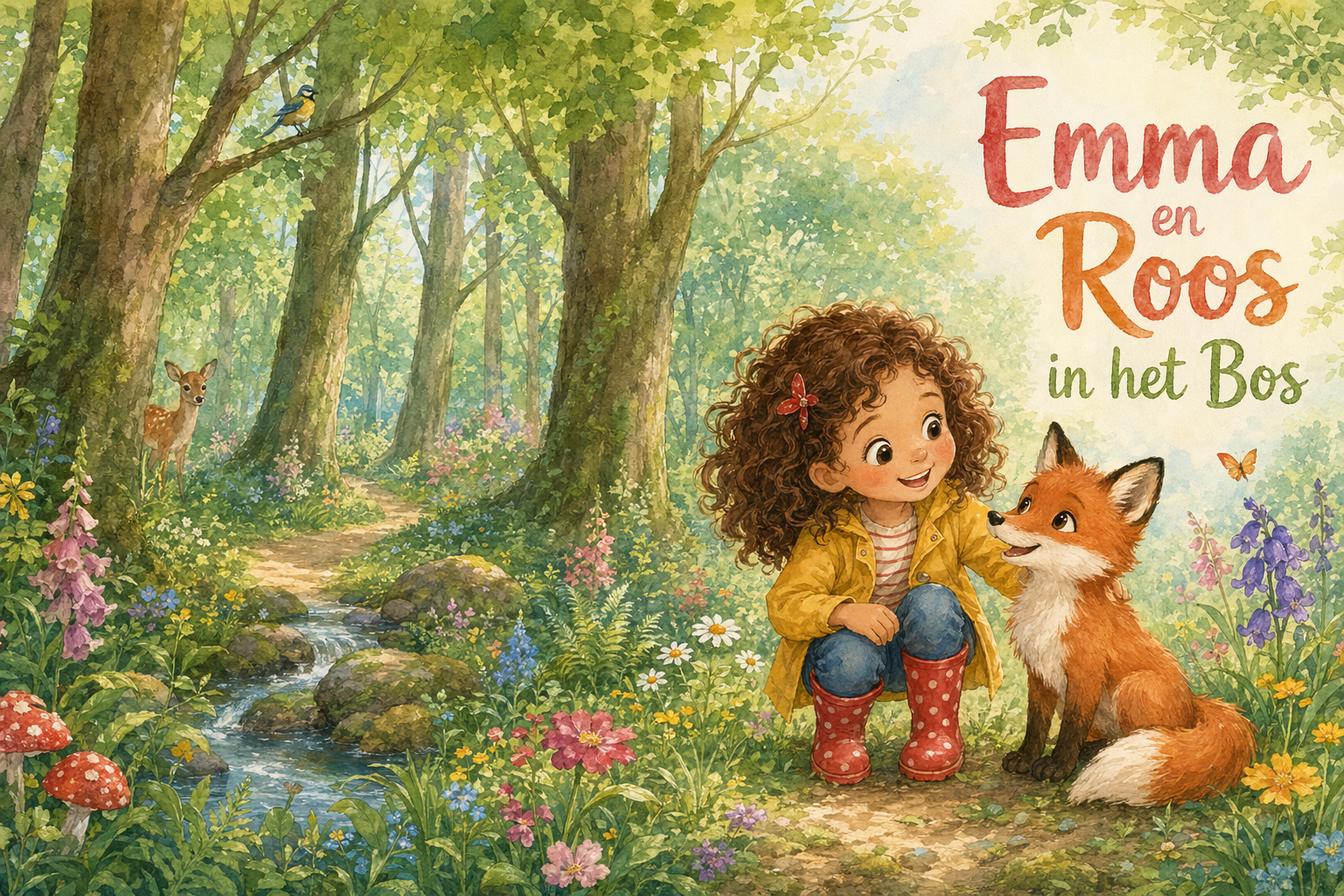 Emma en Roos in het Bos