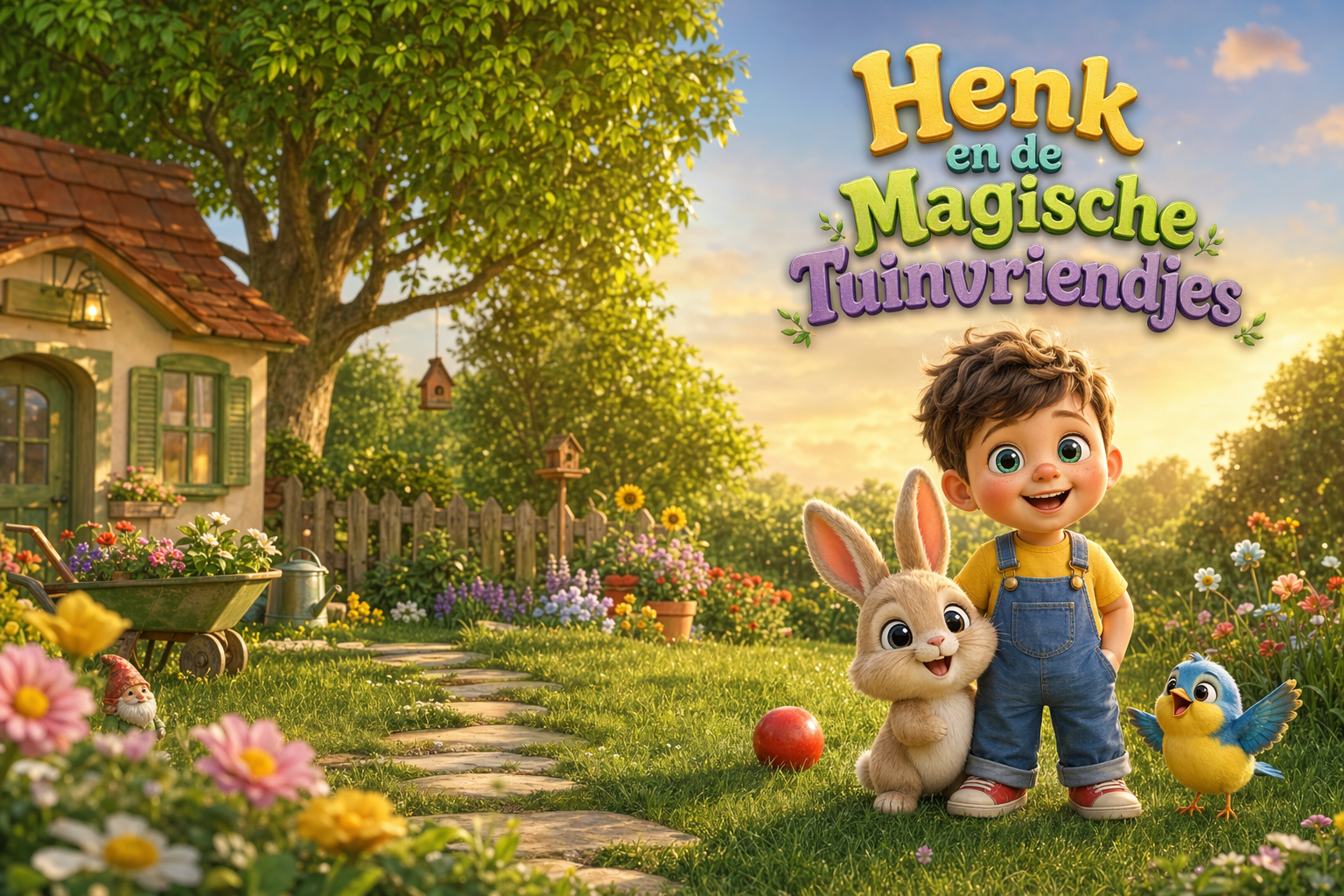 Henk en de Magische Tuinvriendjes