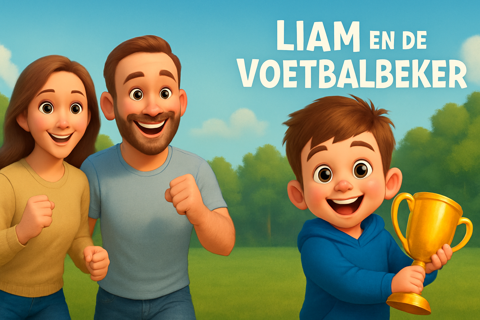 Liam en de voetbalbeker